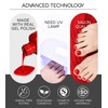 Semi Cured Gel Nail Strips - 26 PCS Salon Quality