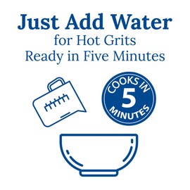 Jim Dandy Enriched Quick Grits, 5 lb Bag (Pack of 2)