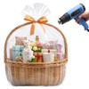 Morepack Easter Extra Large Shrink Wrap Bags for Gift Baskets,