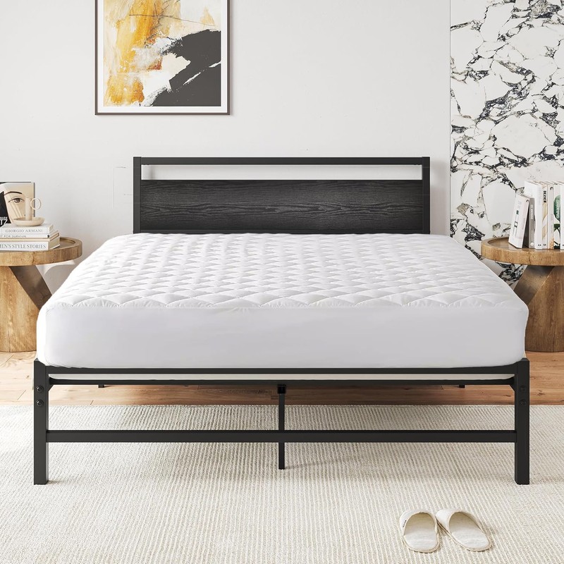 Waterproof Quilted Mattress Protector 135 x 190cm 30cm Deep Elastic