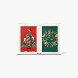 Paperchase Luxe Wreath Christmas Cards - Box of 8, 613982