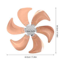HYTROVE Fan Blade Replacement 18-Inch Aluminum Alloy 1 Set with Bore Hub for Pedestal Electric Fans Suitable for Industrial Settings and Home