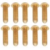 50Pcs Round Hex Socket Screw Copper Fastener Hardware Tools Industrial