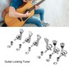 6PCS Guitar Locking Tuners Triangular Head String Tuning Key Pegs