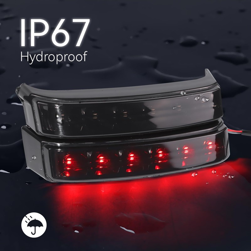 LED Saddlebag Tail Lights for Harley, Saddlebag Running Brake Light