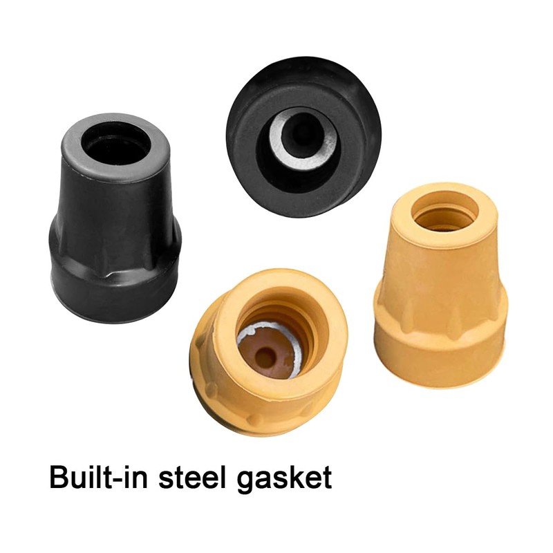 4 PCS Heavy Duty Replacement Rubber Tips for Canes and