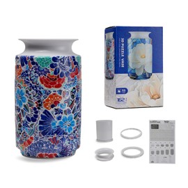 3D Puzzle Flower Vase 162 Pieces Plastic Flower Vase for Adults DIY Flower Arrangements and Home Decoration, Housewarming Gifts for Moms, Christmas