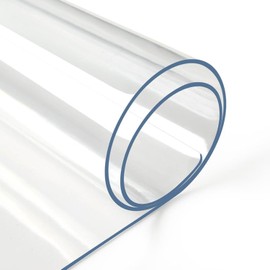 Deep Dream 2.0mm Clear Desk Cover Protector, 40×96 Inch Clear Desk Cover, Clear Desk Mat, Table Cover Tablecloth Protector Rectangle, Table Protector for Dining Room Table