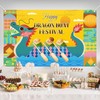 Printspree Happy Dragon Boat Festival Banner, 70.8x43.3 Inch, Polyester, Yellow