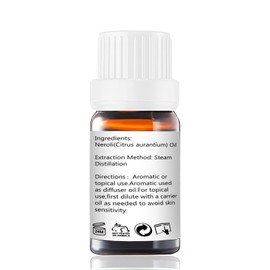 GM Gumili Neroli Essential Oil - Premium Grade Aromatherapy Oil for Diffusers,Home & Beauty Care - 10ml