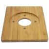 Nest Thermostat Wall Plate, 6 Inch, Bamboo Plate, Fits Generation