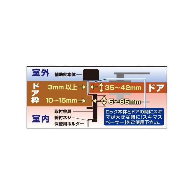 Nomura Tech N-2427 Door Lock Guard Dial, Bronze