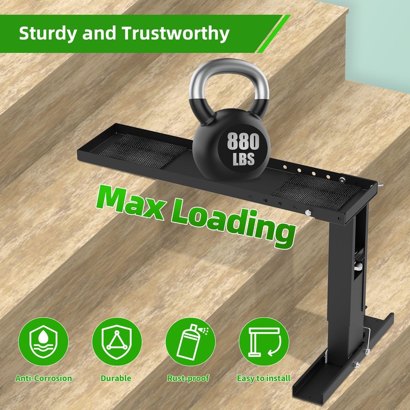 Ladder Leveler Heavy-Duty Stabilizer & Leveler with 880lbs Capacity, Adjustable
