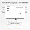 Daily Planner 2026, Calendar & Life Organizer to Improve Time-Management,