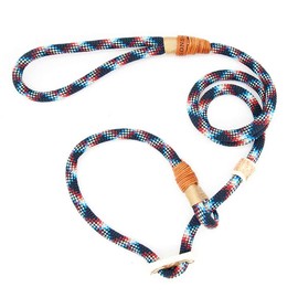 Slip Lead and Moxon Lead Made of Rope with Pull Stop (Heartbeat, Diameter 10 mm, 230 cm) Dog Lead for Medium and Large Dogs - Dog Retriever & Moxon Lead Integrated Collar Long + Short