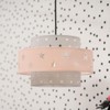 MiniSun Modern Pink & Dark Grey Cut Out Star Design