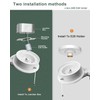 Lightdot 7” Modern LED Ceiling Light with Pull Chain 12W