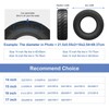 Wave Spare Tire Cover, Wave Wheel Cover PVC Leather Waterproof