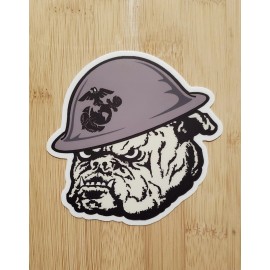 Barela Designs MARINE CORPS BULLDOG DECAL  USMC United States Sticker Car Truck Decor SUV