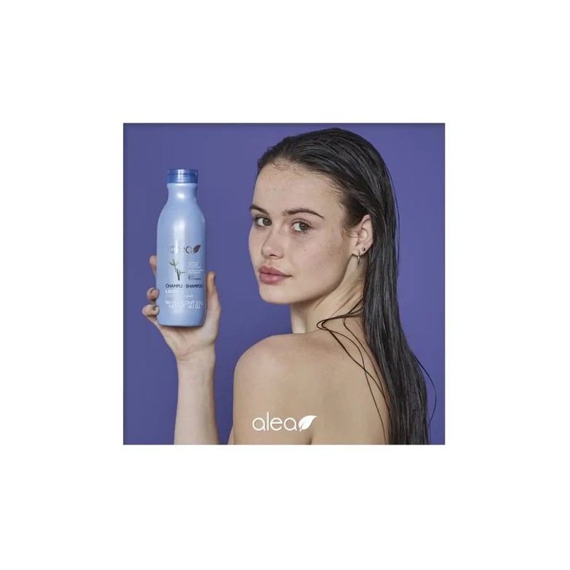 Salerm Alea Shampoo Cabello Lacio Antifrizz Con Bambú 500ml