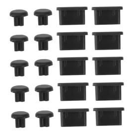 Outanaya Set of 10 c Dust Plug Speaker Dust Cap Anti-dust for Computer Ports Headphone Jacks