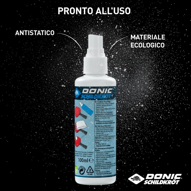 Donic-Schildkröt Espuma Limpiadora para Raquetas de Tenis de Mesa, 100