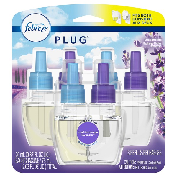 Febreze Plug Air Freshener Oil Refill, Lavender