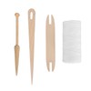 Loom Warp Thread Kit Portable Wear Resistance Pure Cotton Lightweight