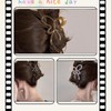 Kasmena Butterfly Hair Clips for Women Girls,Hair Bows Claw Clips