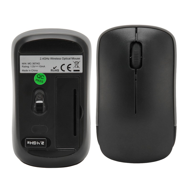 Wireless 2.4GHz Mini Mouse Silent Ergonomic Comfortable Hand Feeling Portable
