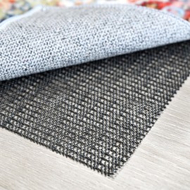 Non Slip 120x180 cm Rug Pads for Wooden Floors, 4x6 Feet Rug Pad Gripper for Area Rugs, Under Carpet Anti Skid Mat, Black, Keep Your Rugs Safe and in Place