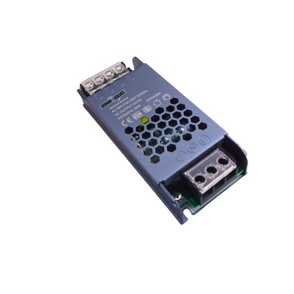 Fuente de Poder Slim 12V 60W - Alimentación Conmutada de