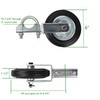 Mofeez Gate Wheel for Metal Swing Gate with 1-5/8" Thru