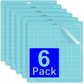 JMIATRY Pack of 6 Cutting Mat 12 x 12 inches, Cutting Mat, Blue Cutting Mat for Craft Projects