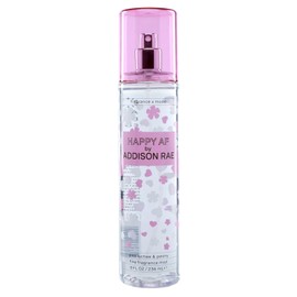 Addison Rae Happy Body & Hair Mist for Women - Fruity Floral Feminine Scent - Body Spray Pink Lychee and Red Grapefruit - Long-Lasting, Everyday Wear Fragrance for Her - Vegan, Cruelty Free - 8oz