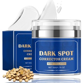Dark Spot Remover for Face & Body, Dark Spot Corrector Cream with Collagen & Vitamin E, Hyperpigmentation Treatment for Even Skin Tone, Fades Sun Spots, Freckles & Blemishes, Gentle Moisturiser, 50ml