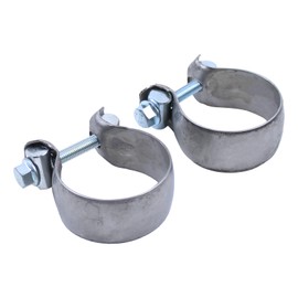 Exhaust Clamp 60 mm Clamp Exhaust Pipe for Crafter Ama-rok C-Class W202 W203 CL203 W221 S210 Viano W639 Vito W639 Cayenne 92A 9-3 850 960 C70 S70 S90 V70 V90 7E65 E66 E67 California FF GTC4 Lusso