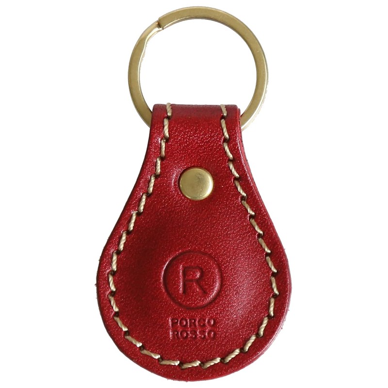 PORCO ROSSO / Teardrop Key Ring [sokunou], red