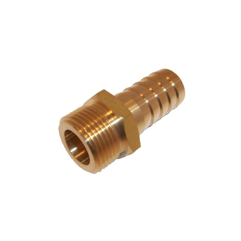 Brass 1/2" Male BSP Thread to 1/2" Hose Tail Fitting