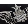 BLVD Engraved Senior Army Aviator Wings Car Tag Diamond Etched