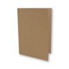 NEUSER PAPIER 25x brown vintage kraft paper folding cards SET