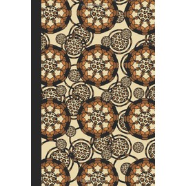 Journal: Animal Print Mandala 6x9 - GRAPH JOURNAL - Journal with graph paper pages, square grid pattern