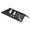 MultiFunctional Aluminum Alloy Angle Ruler Woodworking Measuring Ruler Tool Accessory