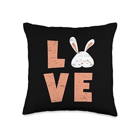 Bunny Egg Chocolate Jesus Easters Easter Love Love Egg Resurrection Day Rabbit Hunt Easter Jesus Throw Pillow, 16x16, Multicolor