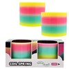 The Dreidel Company Plastic Coil Spring, Glow-In-The-Dark Magic Rainbow Slingy,