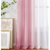 1 Piece Ombre Chiffon Sheer Window Scarf Valance Curtains 18ft