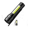 LJK Lampara Táctica Recargable Con Zoom 4 Modos Mini 3000
