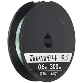 Shimano PL-F74R Tanatoru 4 PE Fishing Line, 984.3 ft (300 m), No. 0.6, 12.5 lbs (5.7 kg)