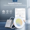 Amico 6 Pack 4 Inch 5CCT Ultra-Thin LED Recessed Ceiling