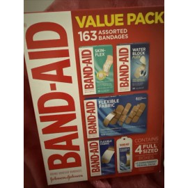 Band-Aid Brand Adhesive Bandages Variety Pack (163 ct.)